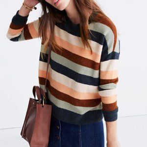 Madewell PULLOVER SWEATER IN ELMWOOD STRIPE